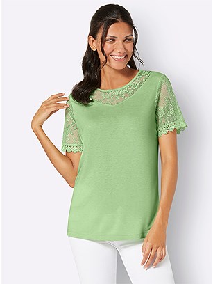 Lace Detail Shirt product image (588361.GR.1.1_WithBackground)
