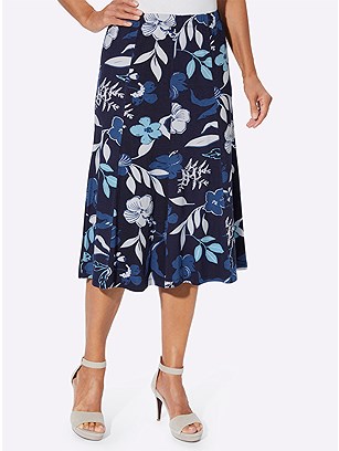 Tropical Print Midi Skirt product image (588413.NVPR.1.1_WithBackground)