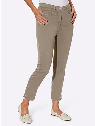 Zip Ankle Pants product image (588881.DKBR.1.1_WithBackground)
