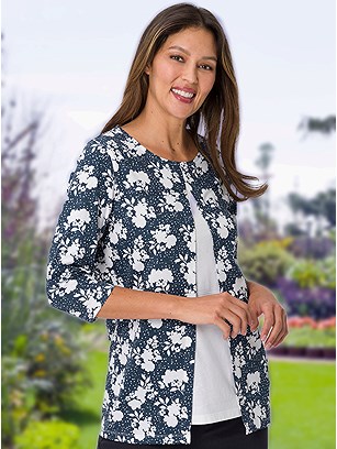 Floral Layered Look Shirt product image (588890.DBEC.21S)