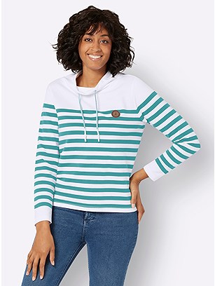 Nautical Striped Sweatshirt product image (588986.WHBL.1.1_WithBackground)