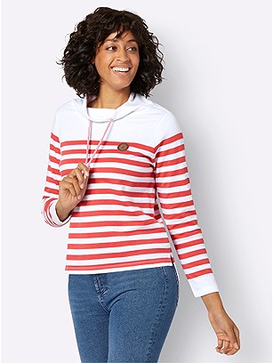 Nautical Striped Sweatshirt product image (588986.WHST1.2.1_WithBackground)