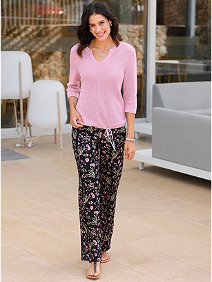 Floral Slip On Pants product image (589336.RS.1S)