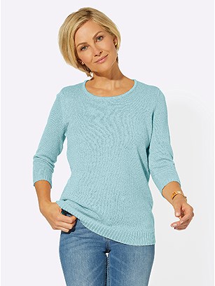 3/4 Sleeve Sweater product image (589821.AQNV.1.1_WithBackground)