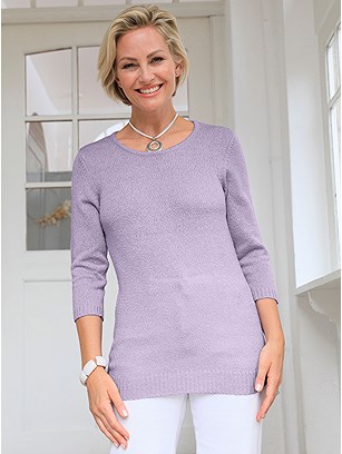 3/4 Sleeve Sweater product image (589821.LI.2S)