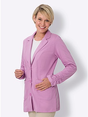 Jersey Blazer product image (590570.PURP.1.1_WithBackground)