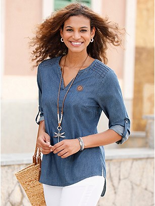Denim Tunic product image (591069.FADE.1.1_WithBackground)