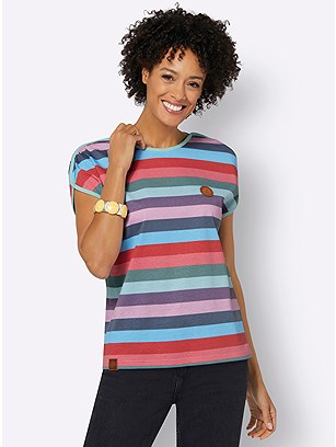 Striped Boat Neck Shirt product image (591492.MTRS.1.1_WithBackground)