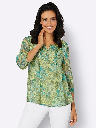 Floral Chiffon Blouse product image (591549.PSMT.2.1_WithBackground)