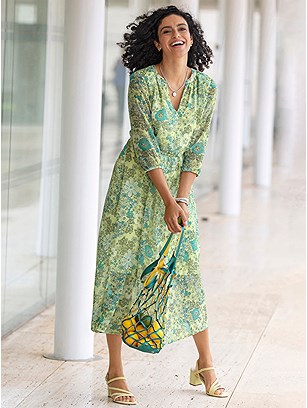 Floral Chiffon Dress product image (591568.PSMT.1.1.M)