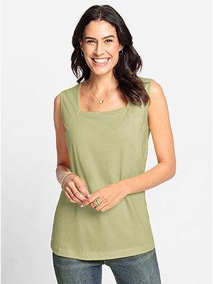 Square Neck Tank Top product image (591740.LTGR.2S)
