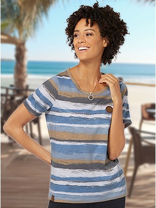 Stripe Mix Shirt product image (591755.BLPR.19S)