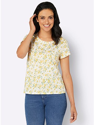 Floral Round Neck Shirt product image (591890.ECLE.2.1_WithBackground)
