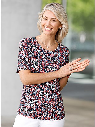 Floral Short Sleeve Shirt product image (591940.NVRS.1.1_WithBackground)