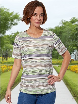 Mixed Print Shirt product image (591999.GREC.14S)