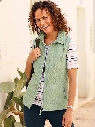Quilted Zip Up Vest product image (592132.GR.12S)