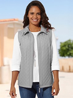 Link. quilted zip up vest (Product Display 37247) image.