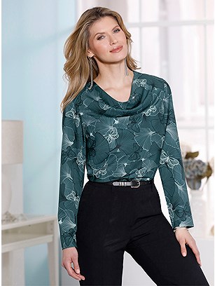 Slip-on blouse product image (598431.PEPR.1.1_WithBackground)