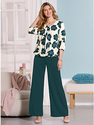 Wide Leg Jersey Pants product image (598455.PE.4.1_WithBackground)