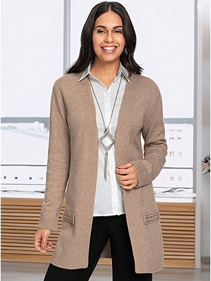 Embellished Open Cardigan product image (598698.CA.1.P102324)