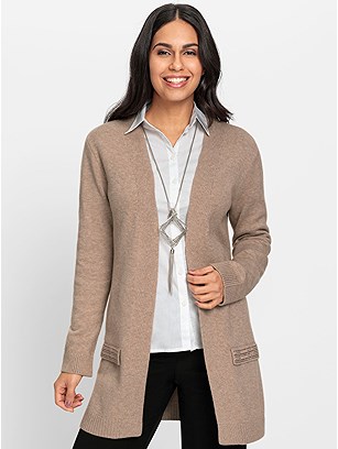 Embellished Open Cardigan product image (598698.CA.2S)