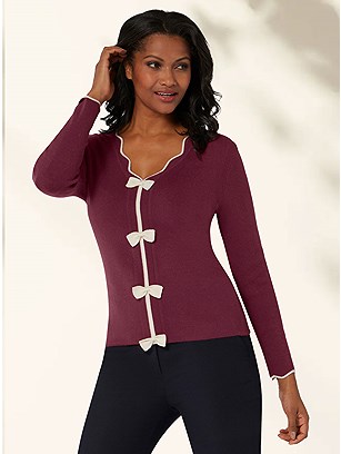 Bow Detail Sweater product image (599593.BDPA.2S)