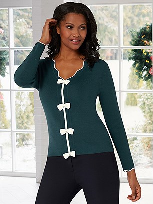 Bow Detail Sweater product image (599593.PEPA.2SS)