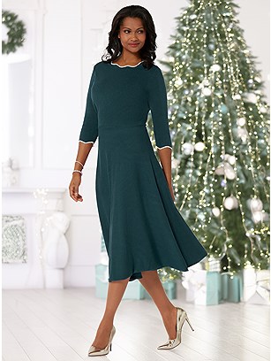 Wave Hem Knit Dress product image (599595.PEPA.1S)