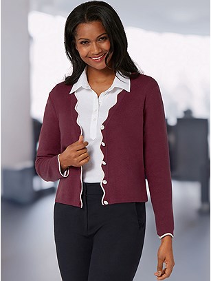 Wave Hem Cardigan product image (599617.BDPA.1.P110724)