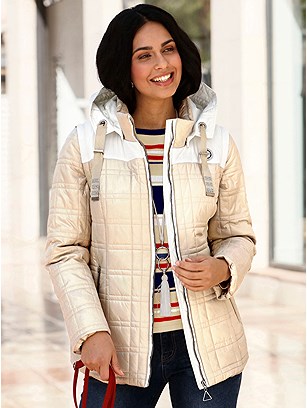 Color Block Quilted Vest product image (599618.SAPA.2S)