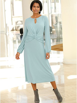 Knot Waist Midi Dress product image (599638.MT.1S)