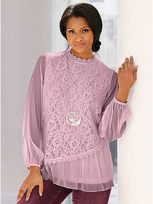 Lace Georgette Blouse product image (599933.MV.1S)