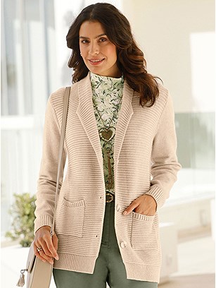 Ribbed Cardigan product image (600196.IVO.1S)