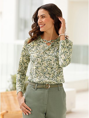 Floral Burnout Shirt product image (600211.LMPR.1.1_WithBackground)