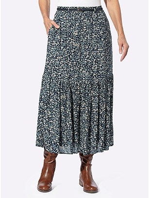 Printed Maxi Skirt product image (600351.NVJP.1.1_WithBackground)