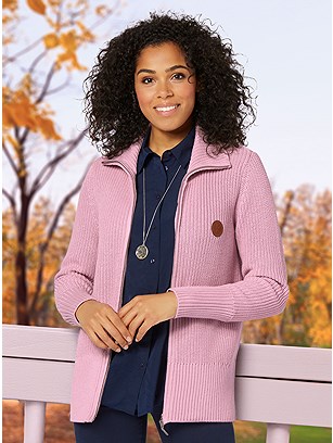 Ribbed Zip Up Cardigan product image (601681.RS.1.P102224)