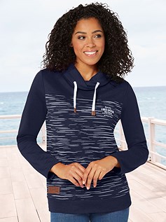 Link. stand up collar sweatshirt (Product Display 36384) image.