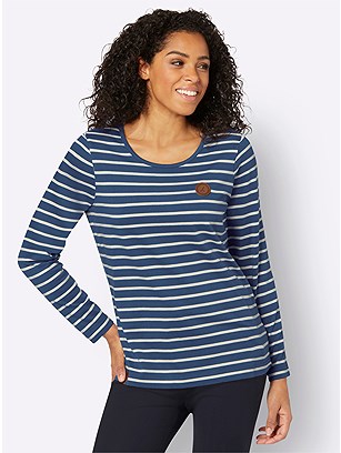 Striped Long Sleeve Shirt product image (608462.DEEC.1.1_WithBackground)