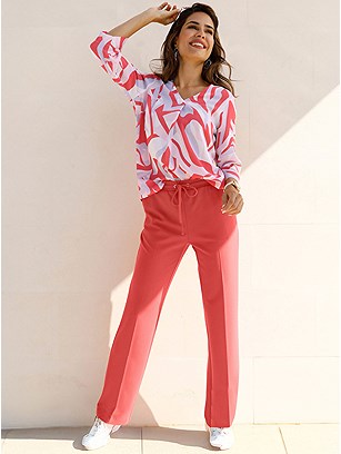 Pleated Elastic Waistband Pants product image (618322.YLPR.11S)