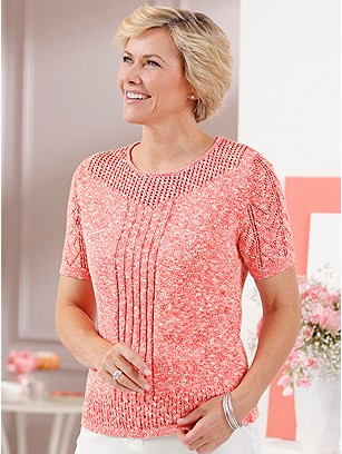 Short Sleeve Ajour Sweater product image (618744.GPEC.18S)
