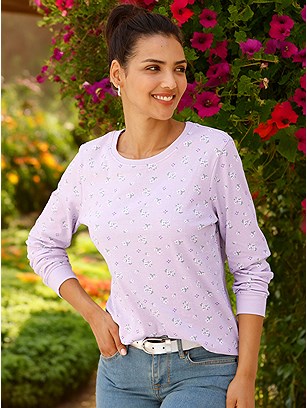 Floral Print Sweatshirt product image (618795.LIPR.11S)