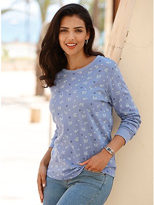 Floral Print Sweatshirt product image (618795.PBEC.1.1_WithBackground)