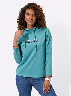 Link. fabric teddy tie sweatshirt (Product Display 37189) image.