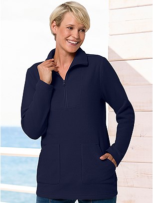 Fleece Quarter Zip Shirt product image (619314.NV.28S)