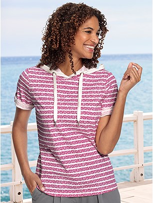 Striped Hooded Shirt product image (622581.PKEC.11s)