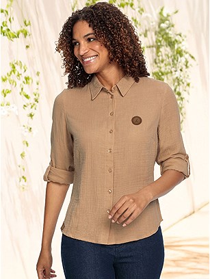 Muslin Button Up Blouse product image (622917.CA.14S)