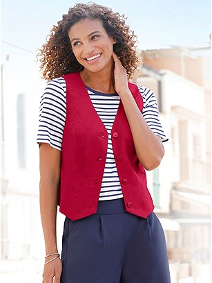 Tie Back Vest product image (622991.RD.12S)