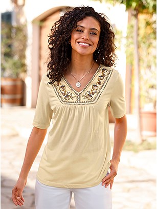 Floral Embroidered Tunic product image (623190.VA.1.1_WithBackground)