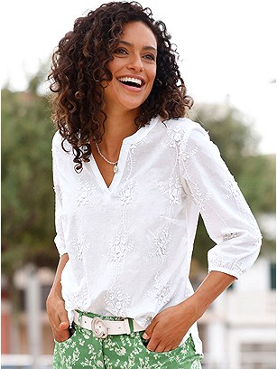 Floral Embroidered Blouse product image (623299.EC.18s)