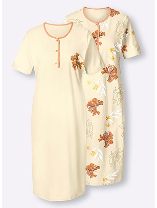 2 Pk Printed Nightgowns product image (812563.VAPR.4.15_WithBackground)